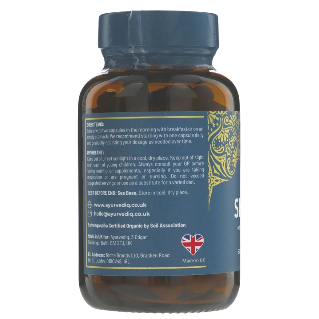 Shilajit Extract & Ashwagandha Capsules – 60 Capsules
