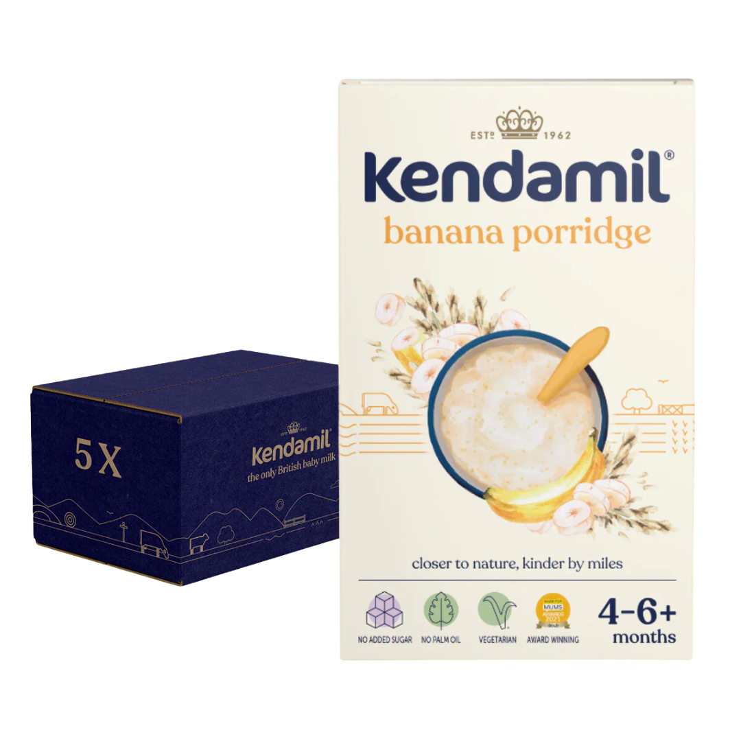 Kendamil Banana Baby Porridge 5 x 150g (4+ months)