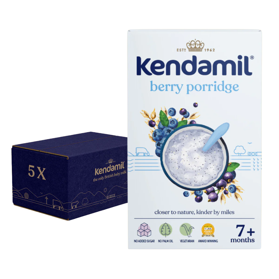 Kendamil Berry Baby Porridge 5 x 150g (7+ months, 25 servings)