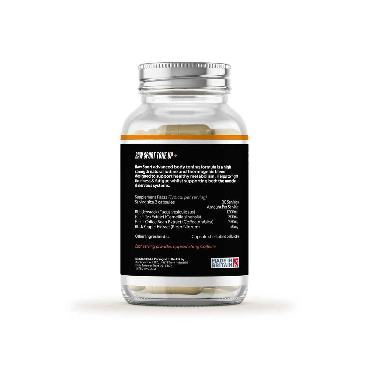 Raw Sport Tone Up+ : Advanced Body Toning Formula (90 Capsules)