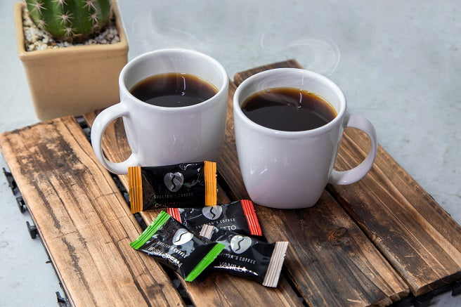 Assorted Instant Coffee Hearts Box Of 10 Units