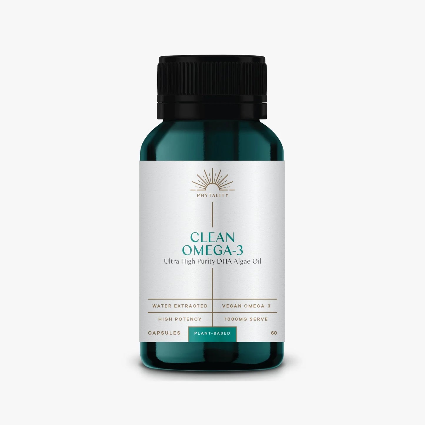 Clean Omega-3 (Ultra High purity DHA Algae oil) - 60 Capsules