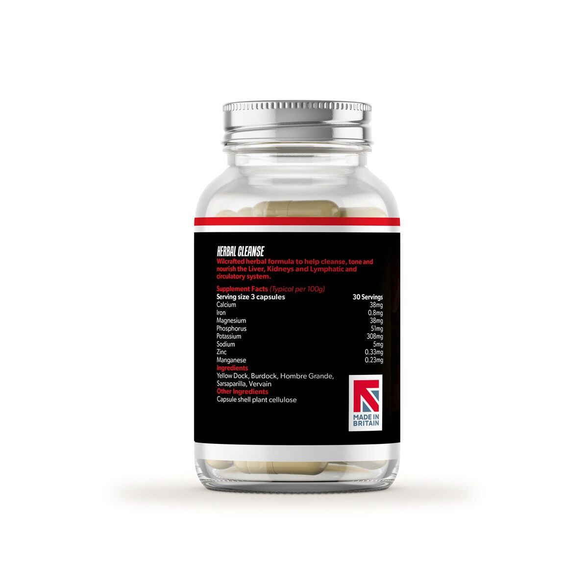 Raw Sport Herbal Cleanse - Liver, Kidney, Blood Formula – 90 Capsules