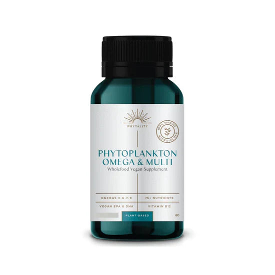 Phytoplankton Omega & Multi 60 Veg. Capsules 500mg
