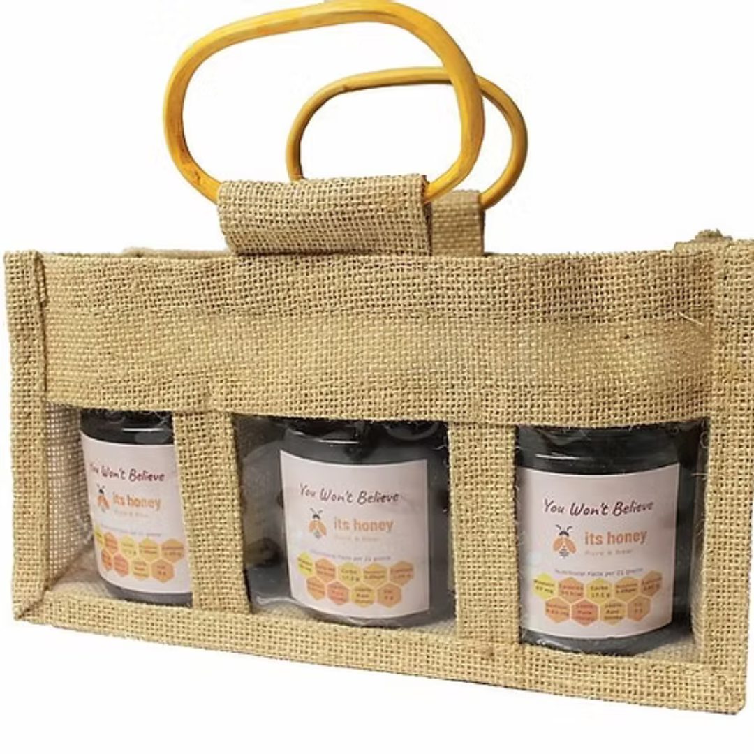100% PURE GIFT SET CERTIFIED Raw honey, Chestnut Avocado Forest Fresh