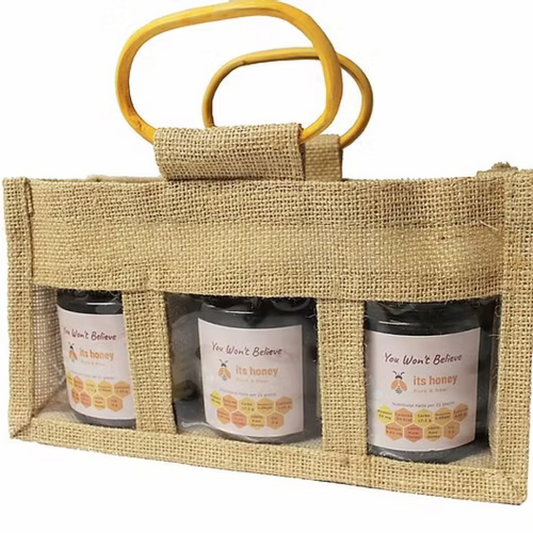 100% PURE GIFT SET CERTIFIED Raw honey, Chestnut Avocado Forest Fresh