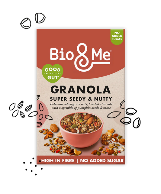 SUPER SEEDY & NUTTY GUT-LOVING PREBIOTIC* GRANOLA (360G)