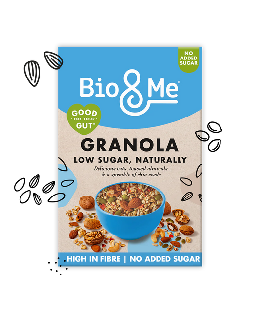 LOW SUGAR, NATURALLY GUT-LOVING PREBIOTIC* GRANOLA (360G)