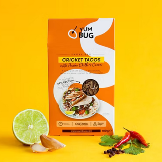 Cricket Tacos - With Ancho Chilli & Cocoa