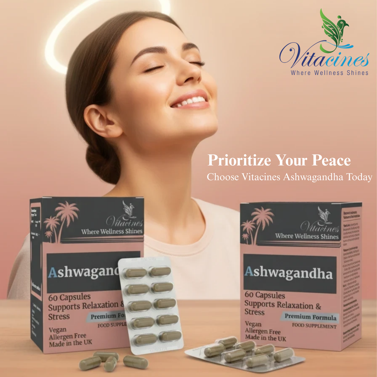 Ashwagandha Capsules – Natural Support for Relaxation & Stress Relief