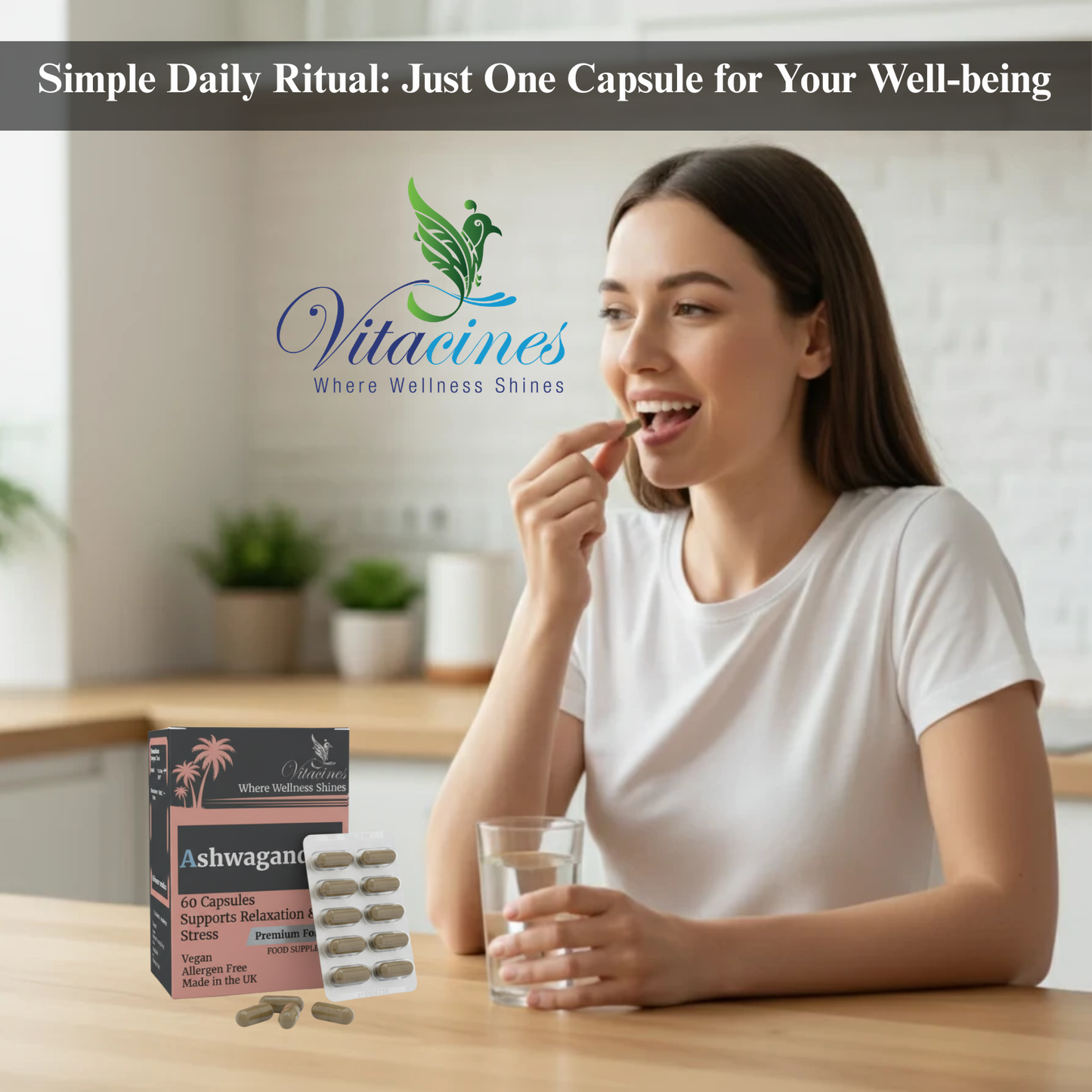 Ashwagandha Capsules – Natural Support for Relaxation & Stress Relief