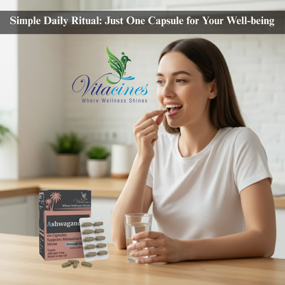 Ashwagandha Capsules – Natural Support for Relaxation & Stress Relief