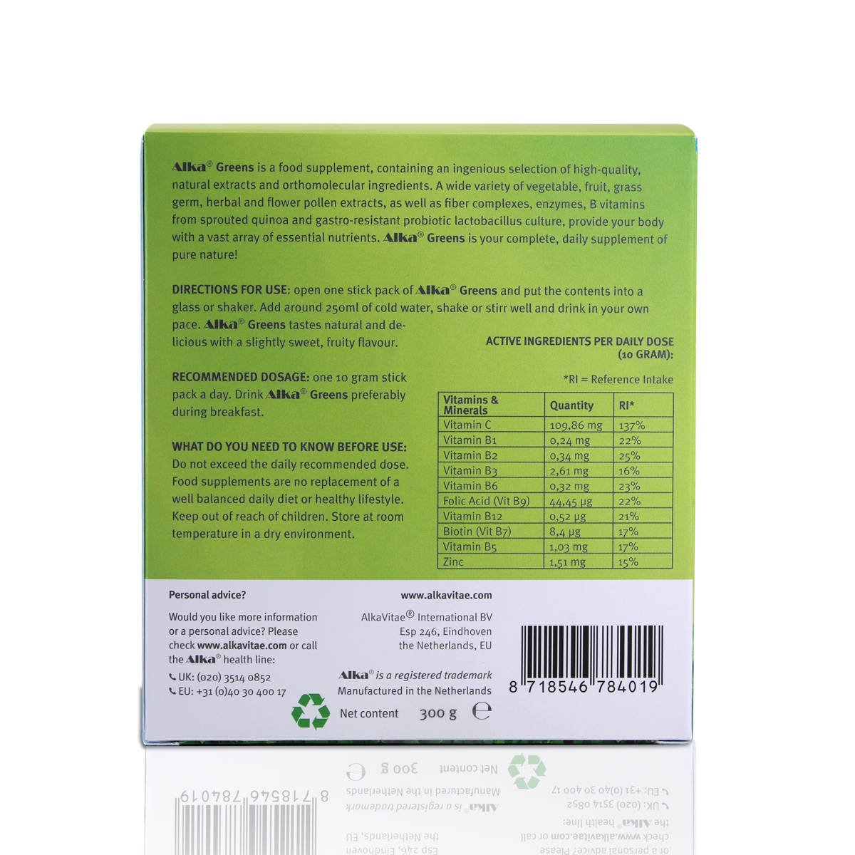 Alka® Greens | 30 Sticks x 10g