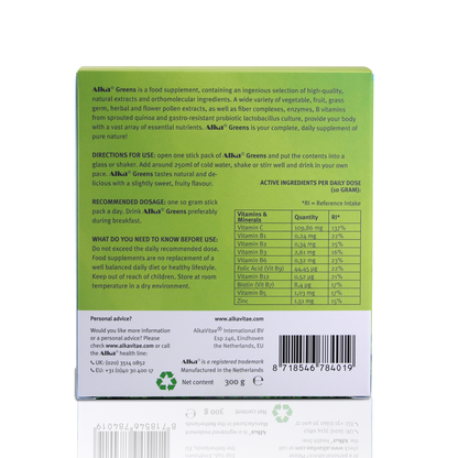Alka® Greens | 30 Sticks x 10g