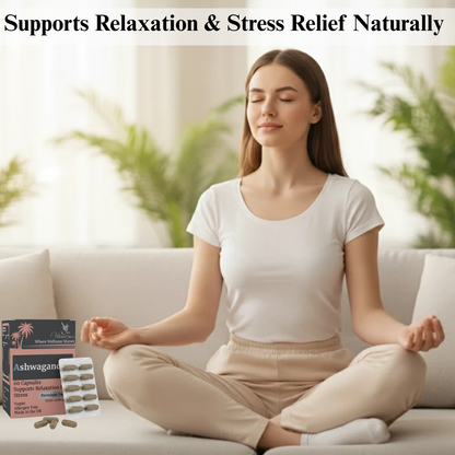 Ashwagandha Capsules – Natural Support for Relaxation & Stress Relief