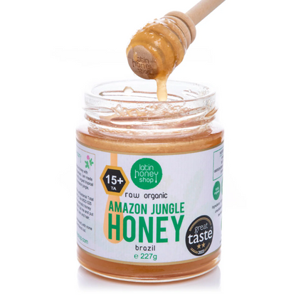 15+ ACTIVE Raw Organic Amazon Jungle Honey From Brazil 227g