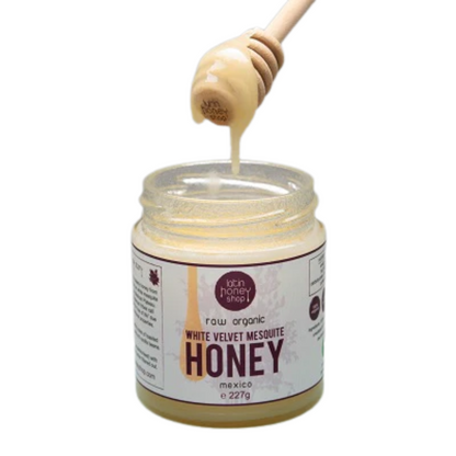 Raw Organic White Velvet Mesquite Honey From Mexico 227g