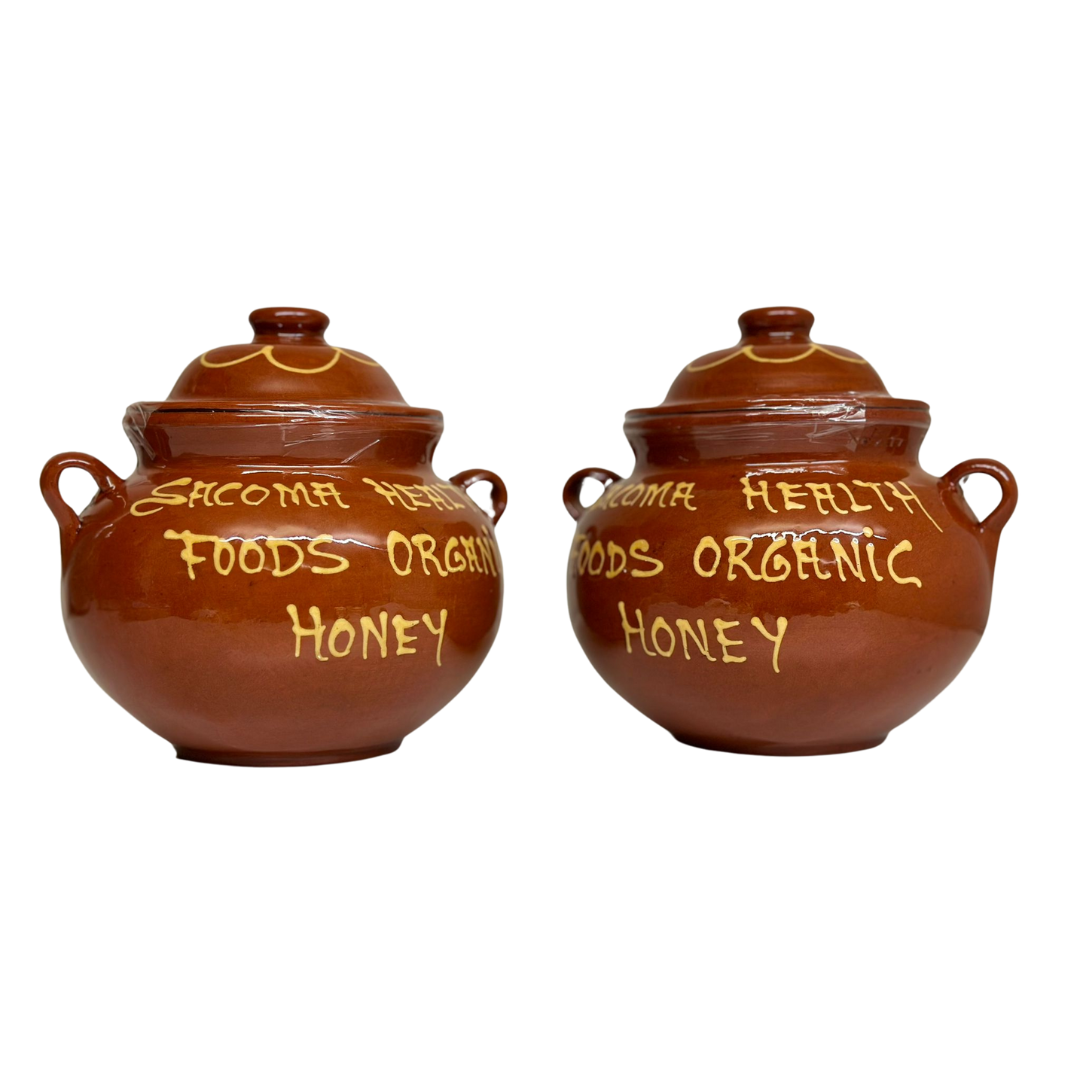Organic Raw Wild Flower Honey in Artisan Jar