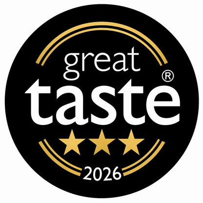 The great taste 2026 badge is the award Kaawa Mpologoma won in the Guild Food Competition showcasing the superiority of taste of Kaawa Mpologoma Coffee