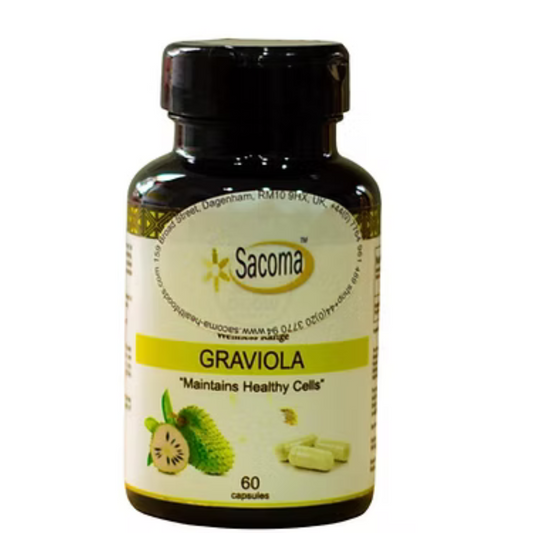Soursoup (Graviola) Fruit Capsules 500 mg (Annona muricata)