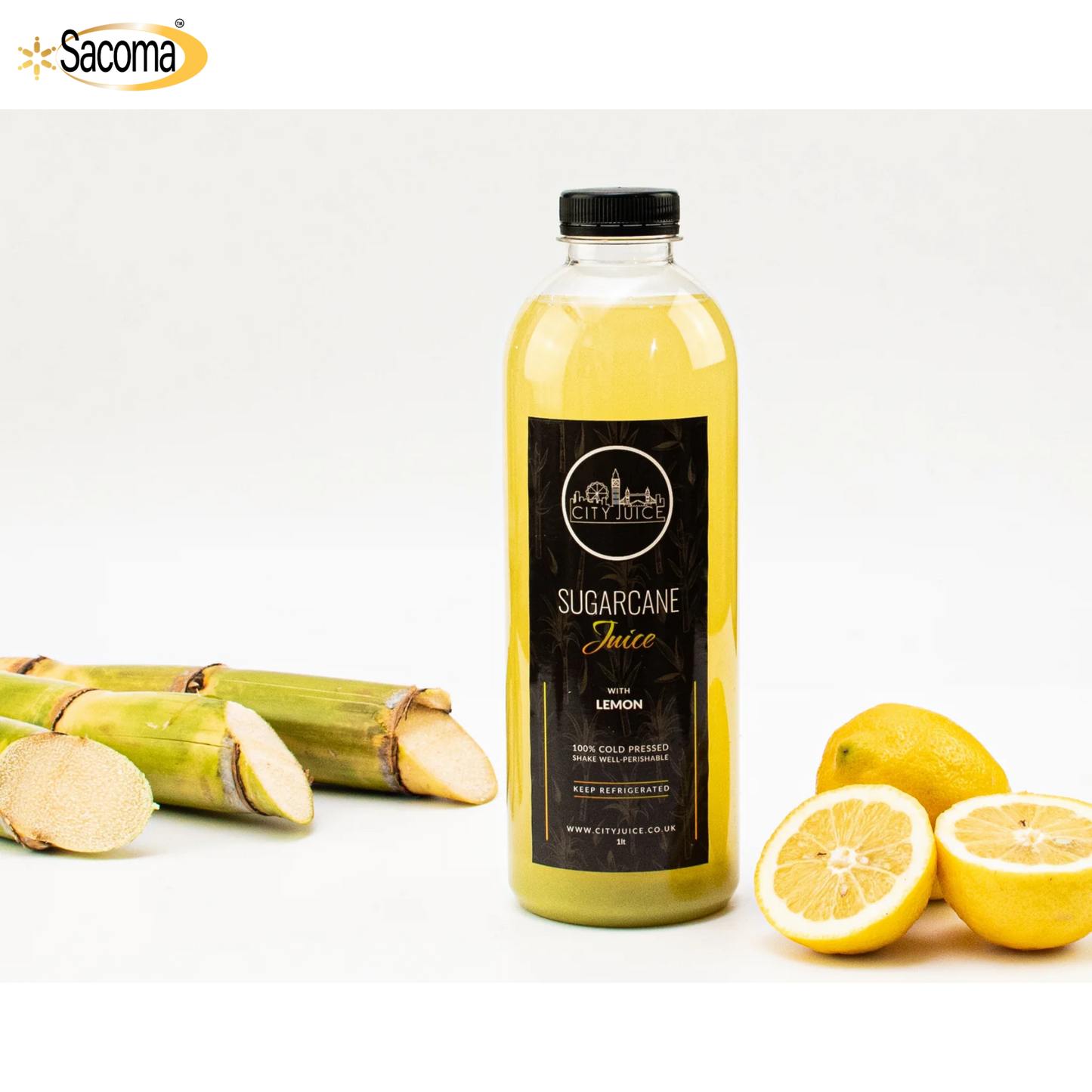Fresh Cold-Pressed Sugarcane Juice (1L)