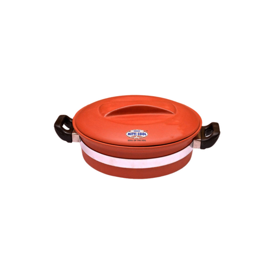 Clay Earthen Handi With Handle –  2 Liters