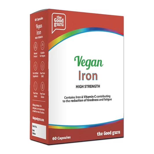 Vegan Iron - Ferrous Bisglycinate (+ Vitamin C)