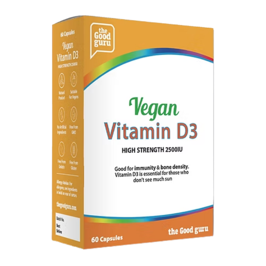 Vegan Vitamin D3 (2500IU/62.5g) – High Strength