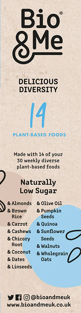 LOW SUGAR, NATURALLY GUT-LOVING PREBIOTIC* GRANOLA (360G)