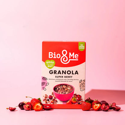 RASPBERRY & BEETROOT GUT-LOVING PREBIOTIC* GRANOLA (360G)