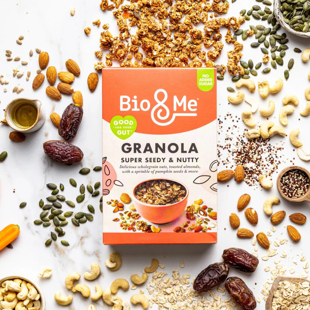 SUPER SEEDY & NUTTY GUT-LOVING PREBIOTIC* GRANOLA (360G)