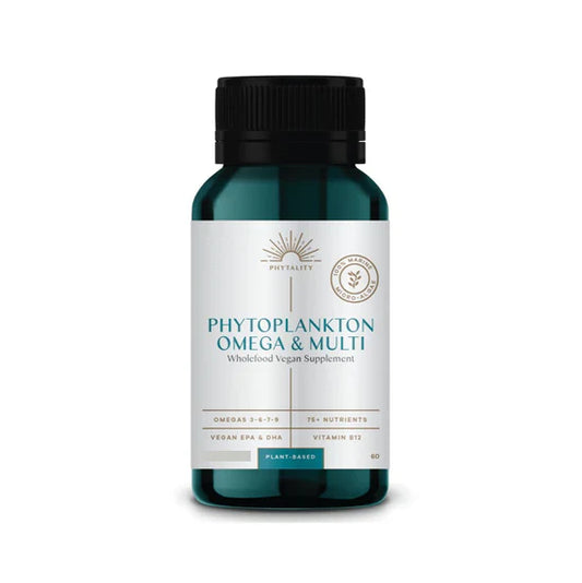 Phytoplankton Omega & Multi 60 Veg. Capsules 500mg